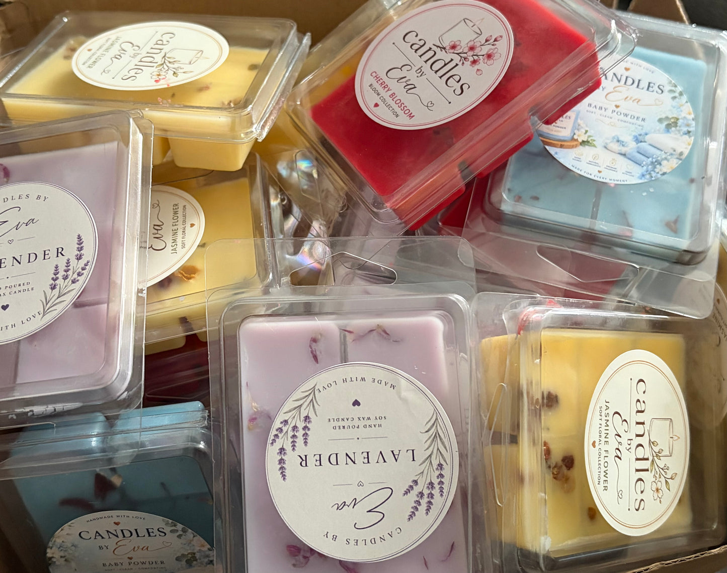 Assorted candle melts