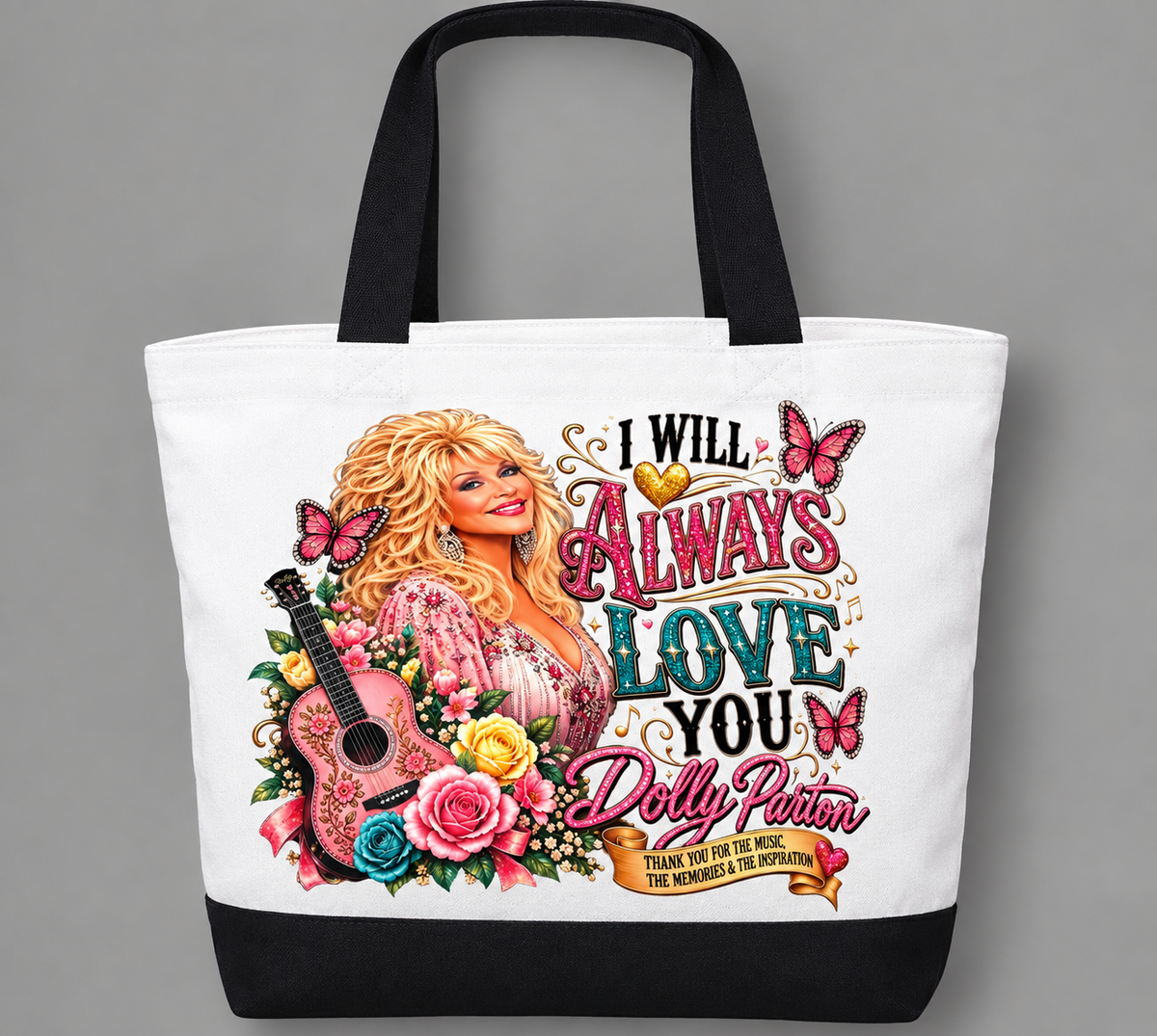 Large 12 ounce canvas tote bag