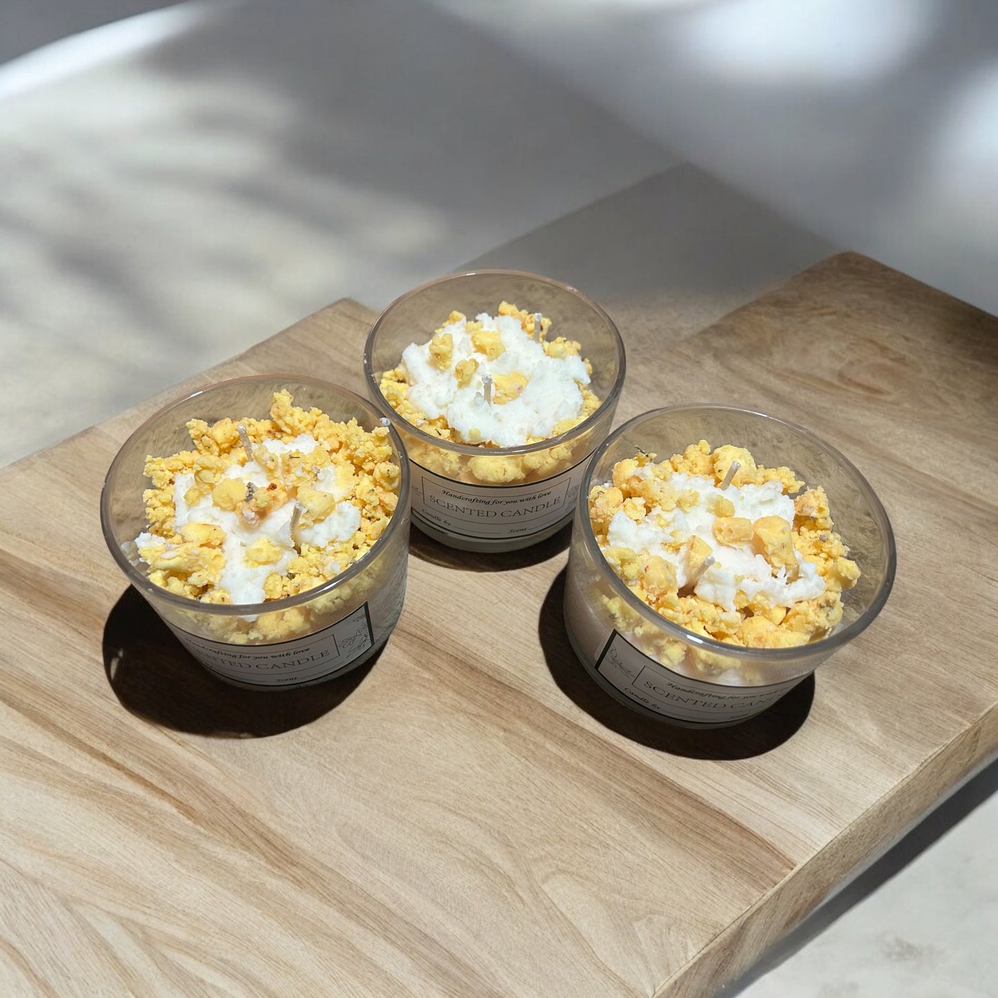 Candle Pumpkin spice crumble 10 ounce, soy wax, double wick, smells so good