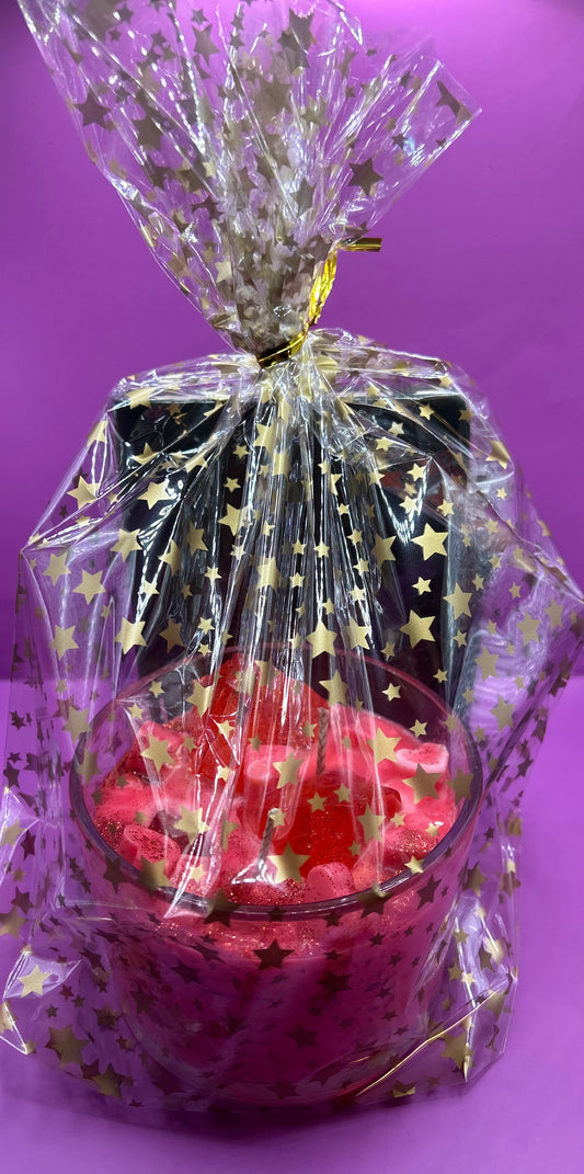 Candle w/ journal, cherry blossom** ALCOHOL FREE ** PHTHALATE FREE ** 100% CONCENTRATED soy wax