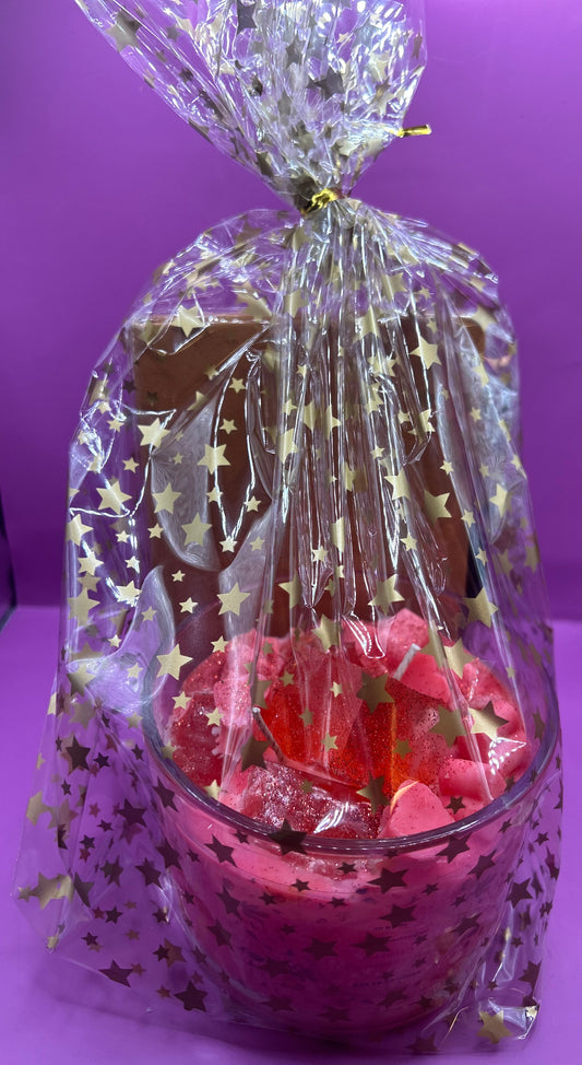 Candle w/ Journal Cherry Blossom 100% Soy