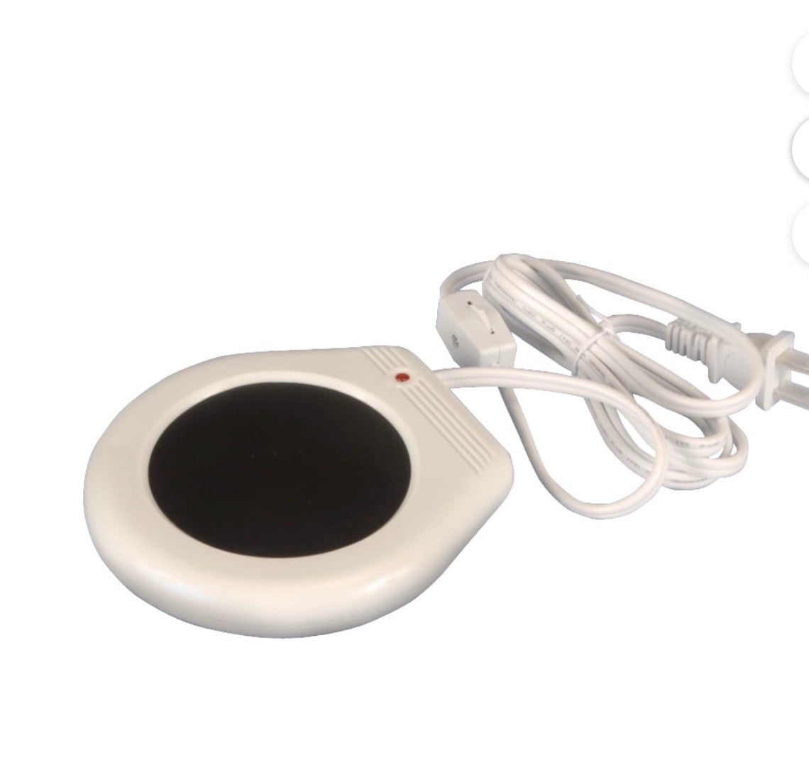 White candle warmer