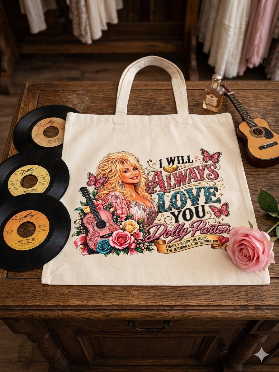 Dolly Pardon Canvas tote bag