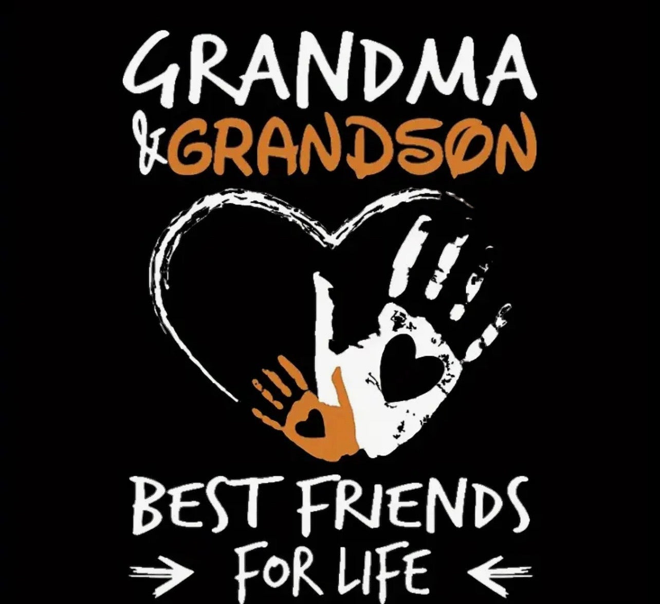 T-shirt, grandma and grandson best friends for life