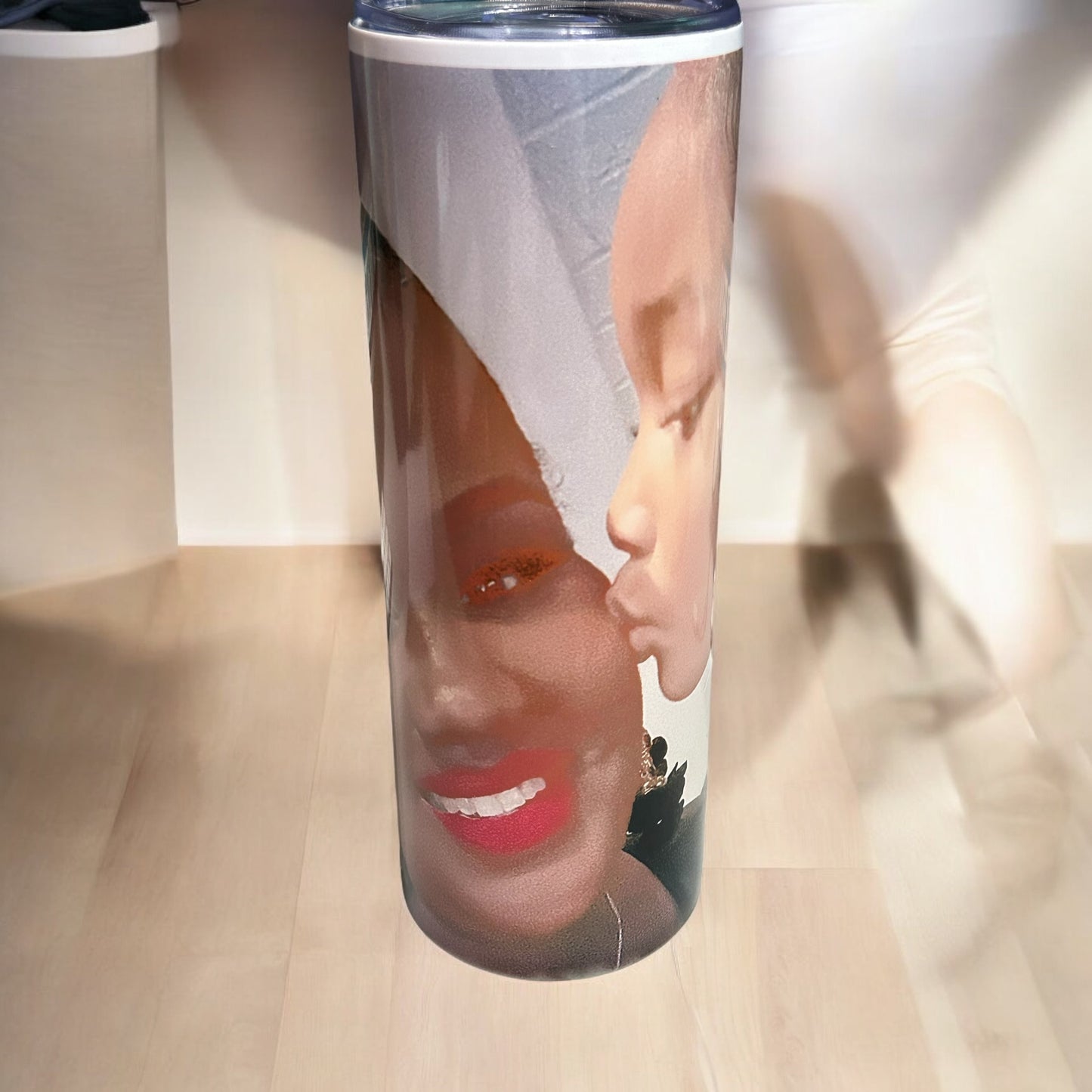 20 oz skinny mug customized.