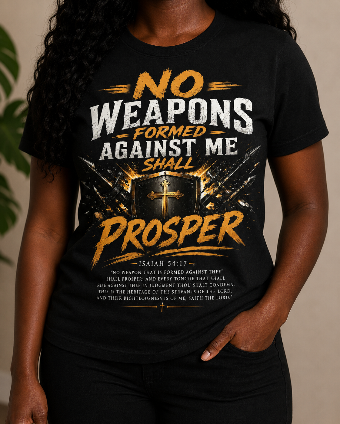 No weapons formed against me shall prosper
