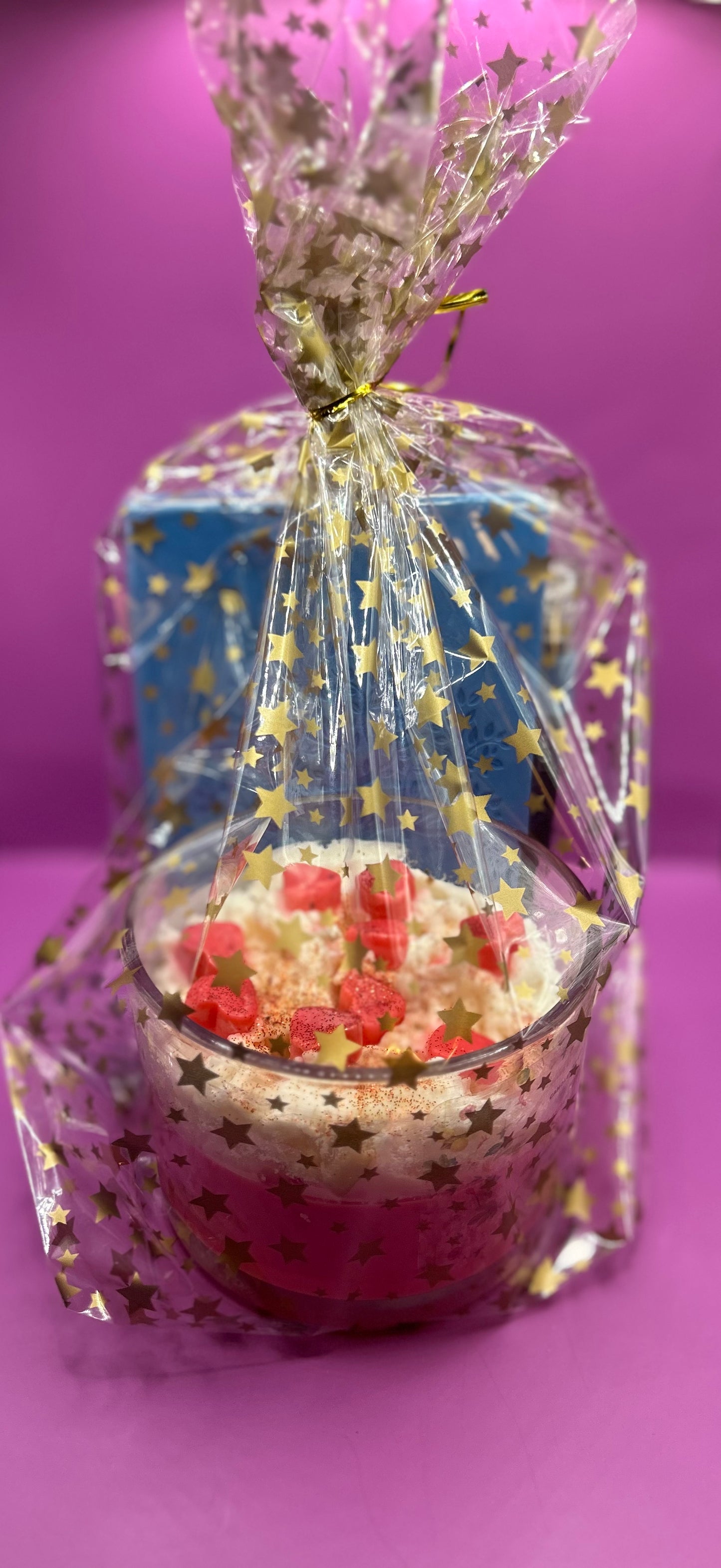 Candle w/ journal, cherry blossom** ALCOHOL FREE ** PHTHALATE FREE ** 100% CONCENTRATED soy wax