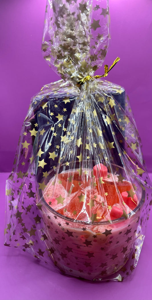 Candle W/journal juicy, watermelon** ALCOHOL FREE ** PHTHALATE FREE ** 100% CONCENTRATED soy wax