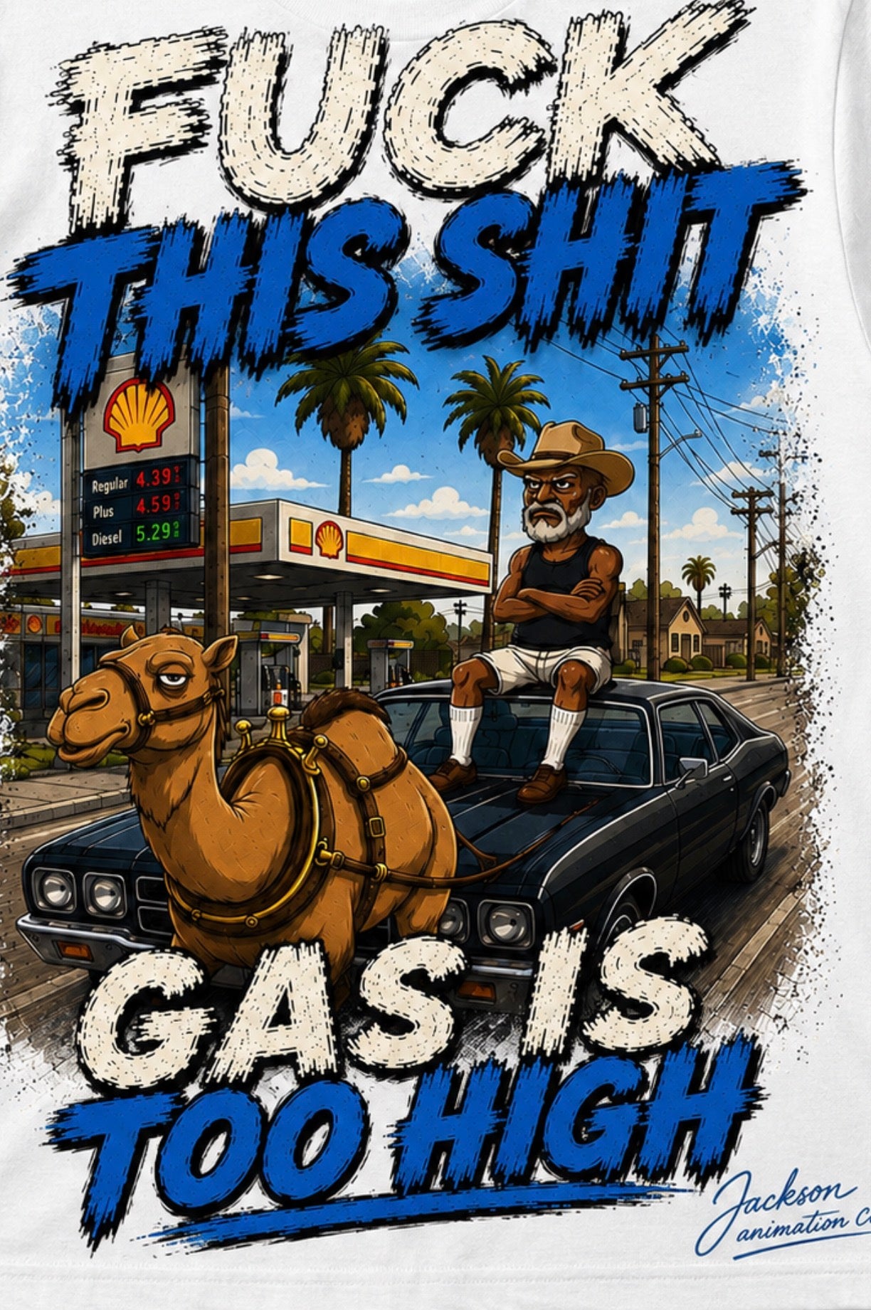 This shit gas is high